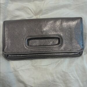 Coach Metallic Wristlet Clutch